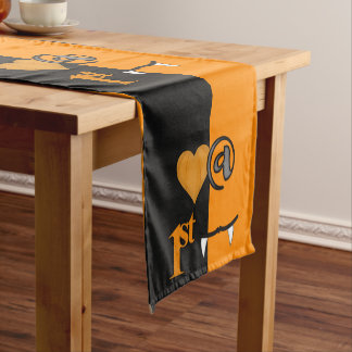 Caminho De Mesa Pequeno Amor à Primeira Mordida Halloween