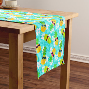 Caminho De Mesa Pequeno Ananás Tropicais Engraçado Verão