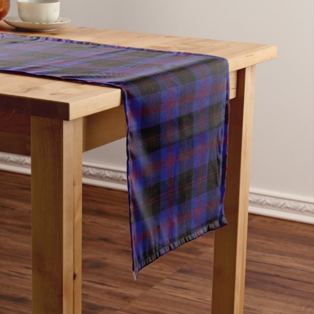 Caminho De Mesa Pequeno Angus District Tartan (No Local)