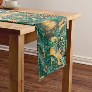 Caminho De Mesa Pequeno Animais da Floresta,Lion Fox,Hare William Morris