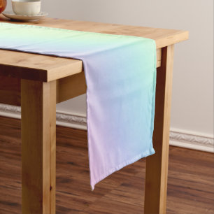 Caminho De Mesa Pequeno Arco-íris de cor Pastel