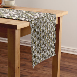 Caminho De Mesa Pequeno Art Deco Flor Lotus Pattern DIY