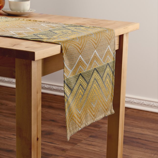 Caminho De Mesa Pequeno Art Deco Influência: (No Local)