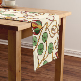 Caminho De Mesa Pequeno Art Nouveau-inspired floral design