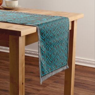 Caminho De Mesa Pequeno Arte Celta e Design Curto Mesa