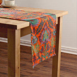 Caminho De Mesa Pequeno Arte Floral Vintage Nouveau Jardim
