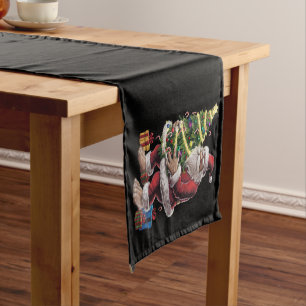 Caminho De Mesa Pequeno Árvore de Natal Bigfoot Luzes Xmas Sasquatch Lover