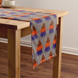 Caminho De Mesa Pequeno Árvore de Natal Multicolorida - Pano para Mesa