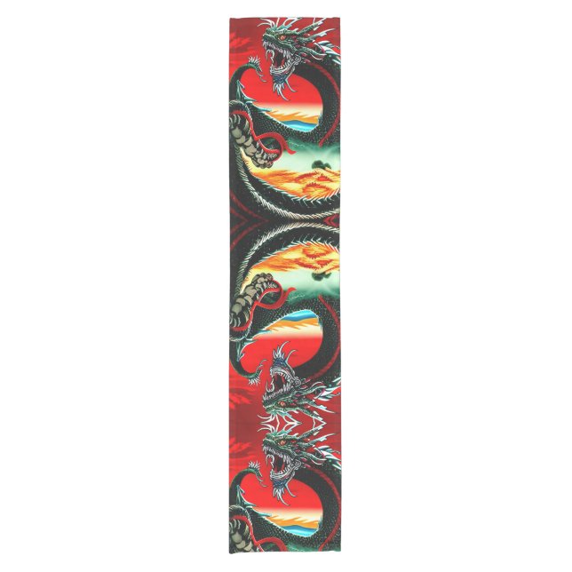 CAMINHO DE MESA PEQUENO ASIAN DRAGON (Frente)
