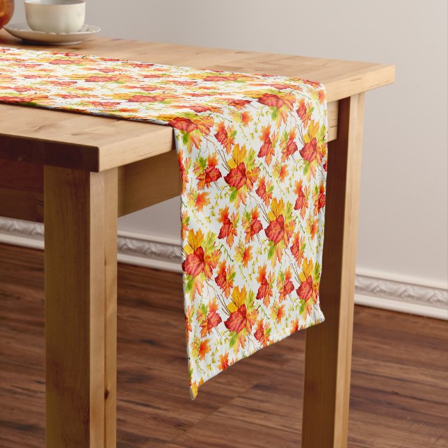 Caminho De Mesa Pequeno Autumn Deixa Mesa Runner (No Local)