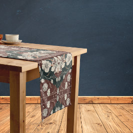 Caminho De Mesa Pequeno Autumn Noir Blossoms