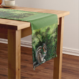 Caminho De Mesa Pequeno Azevinho Tablerunner do Chipmunk