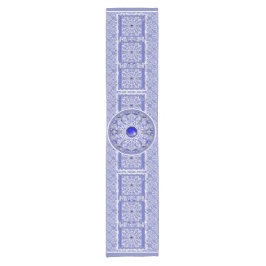 Caminho De Mesa Pequeno Azul de rendas cerâmicas de Grécia