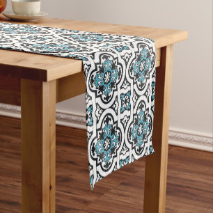 Caminho De Mesa Pequeno Azulejo azul português