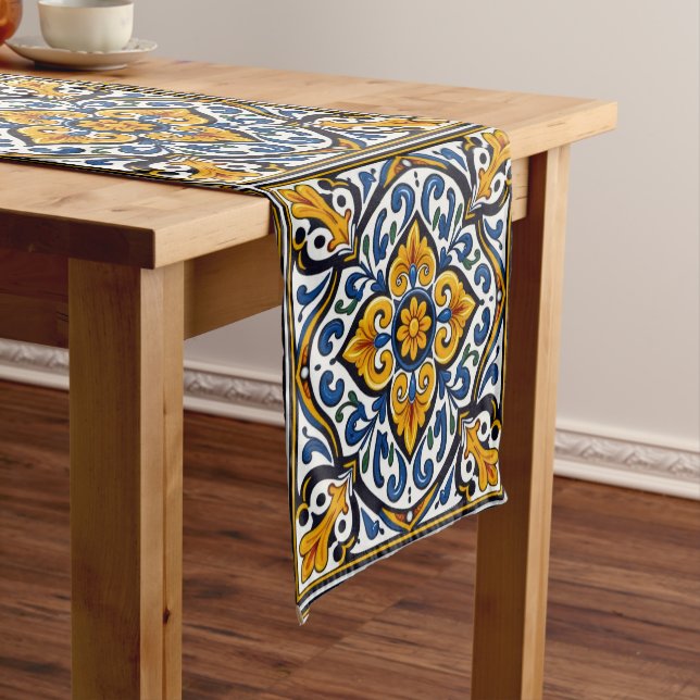 Caminho De Mesa Pequeno Azulejo Espanhol Talavera (No Local)
