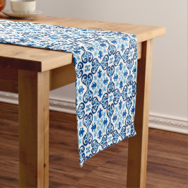 Caminho De Mesa Pequeno 💙 Azulejos III Mesa Runner