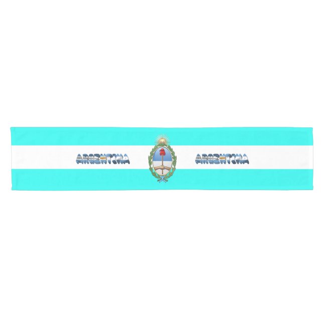 Caminho De Mesa Pequeno Bandeira argentina (Horizontal)