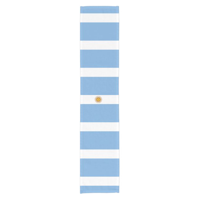 Caminho De Mesa Pequeno Bandeira da Argentina Mesa Runner (Frente)