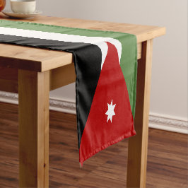 Caminho De Mesa Pequeno Bandeira da Jordânia