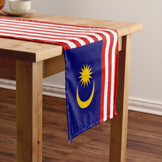 Caminho De Mesa Pequeno Bandeira da Malásia (No Local)