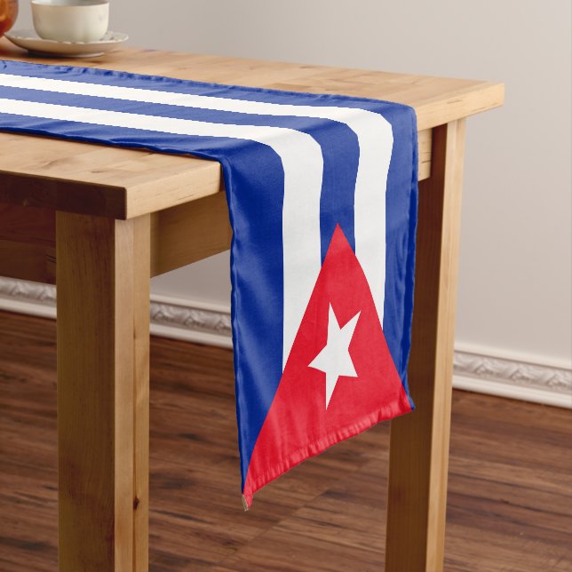 Caminho De Mesa Pequeno Bandeira de Cuba (No Local)