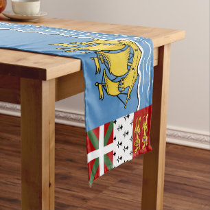 Caminho De Mesa Pequeno Bandeira de Pierre e Miquelon santo