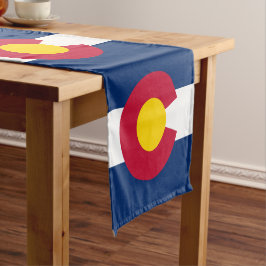 Caminho De Mesa Pequeno Bandeira do Colorado e fã do Esporte decor/Colorad