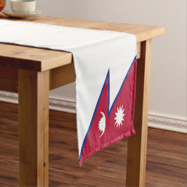 Caminho De Mesa Pequeno Bandeira do Nepal