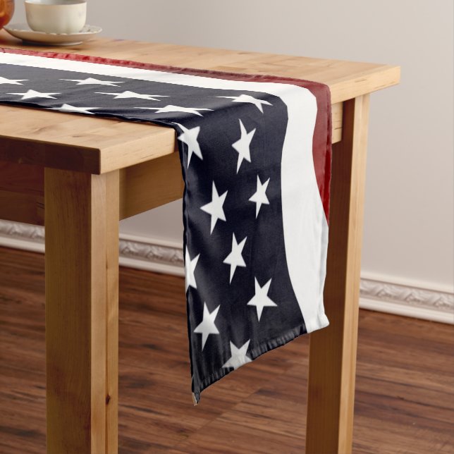 CAMINHO DE MESA PEQUENO BANDEIRA DOS ESTADOS UNIDOS DA AMÉRICA (No Local)