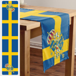 Caminho De Mesa Pequeno Bandeira e Suecia suecas, fãs de férias/esporte