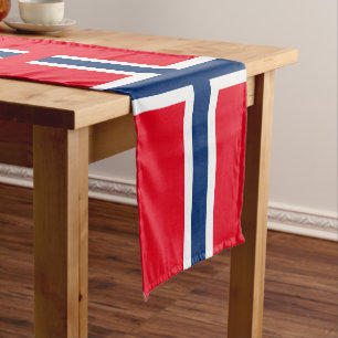 Caminho De Mesa Pequeno Bandeira norueguesa
