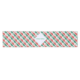 Caminho De Mesa Pequeno Bandeira Personalizada do México em Mosaico