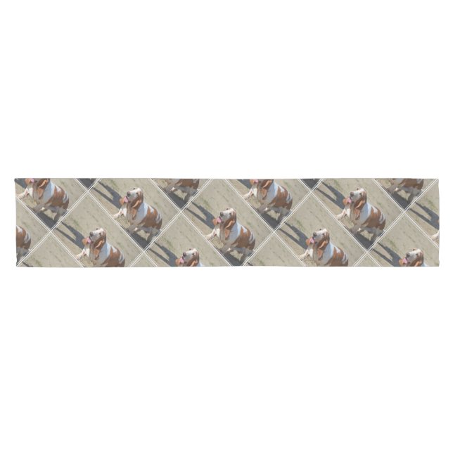 Caminho De Mesa Pequeno Basset Hound grande (Horizontal)