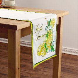 Caminho De Mesa Pequeno Bebida de limão corredor de mesa curto