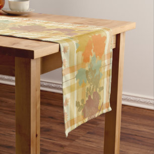 Caminho De Mesa Pequeno Belo Queda/Tablecloth de Ação de Graças com corred