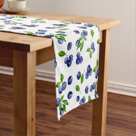 Caminho De Mesa Pequeno Berries Blueberry Fruta Berries Vintage