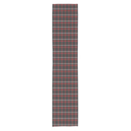 Caminho De Mesa Pequeno Black Burgundy White Plaid Classic Table Runner