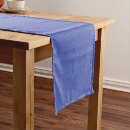 Caminho De Mesa Pequeno Blue textured pattern with swirling cloud