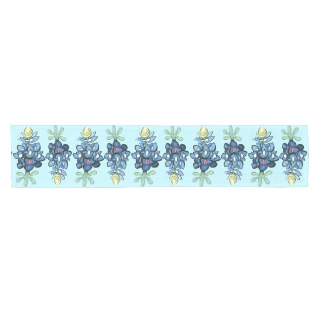 Caminho De Mesa Pequeno Bluebonnets (Horizontal)