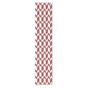 Caminho De Mesa Pequeno Bold Duas Setas Clínicas com Traço Vermelho Branco