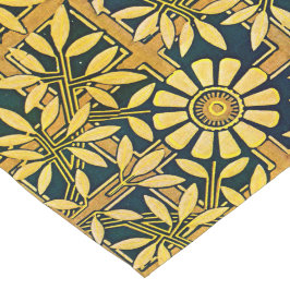 Caminho De Mesa Pequeno Bold Zinnia sobre uma rellis em ouro