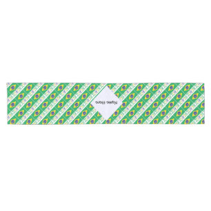 Caminho De Mesa Pequeno Brasil Bandeira Brasil Nome Personalizado Tiled 