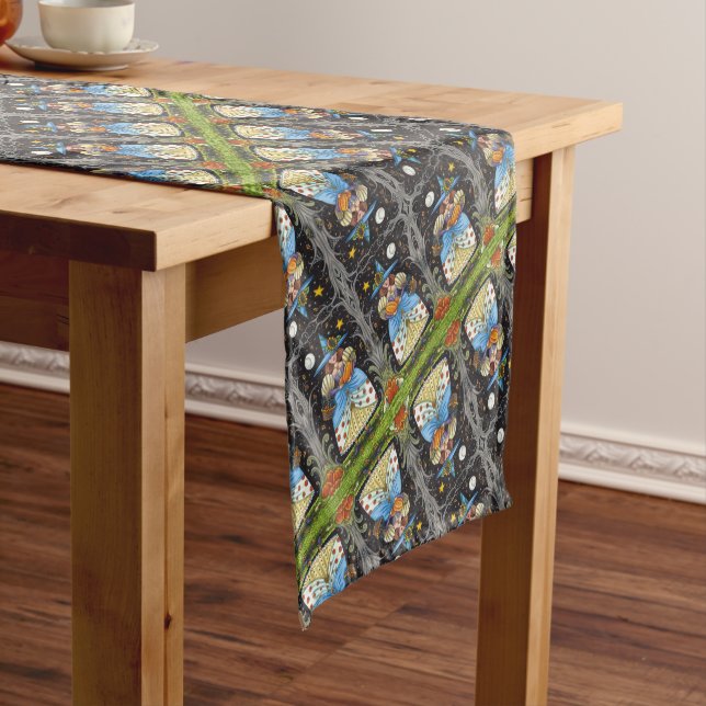 CAMINHO DE MESA PEQUENO BRINCADEIRA DE ARTE PARECIDA EM MADEIRAS POUCAS, G (No Local)