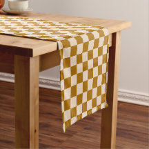 Brown and beige checkerboard pattern