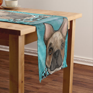 CAMINHO DE MESA PEQUENO BULDOGUE FRANCÊS