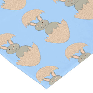Caminho De Mesa Pequeno Bunny Hatching do Ovo Weirk Mesa Runner