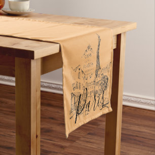 Caminho De Mesa Pequeno Cafe Paris   Passeio de Mesa Curto