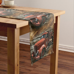 Caminho De Mesa Pequeno Caminhão de Incêndio Antiquado