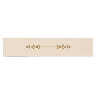 Caminho De Mesa Pequeno Caminhão de Mesa Desenho Floral Neutro em Estilo F