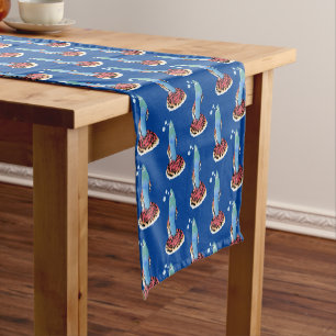 Caminho De Mesa Pequeno Cartografia de peixe tropical de rico bonito